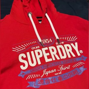 Red Superdry Hoodie